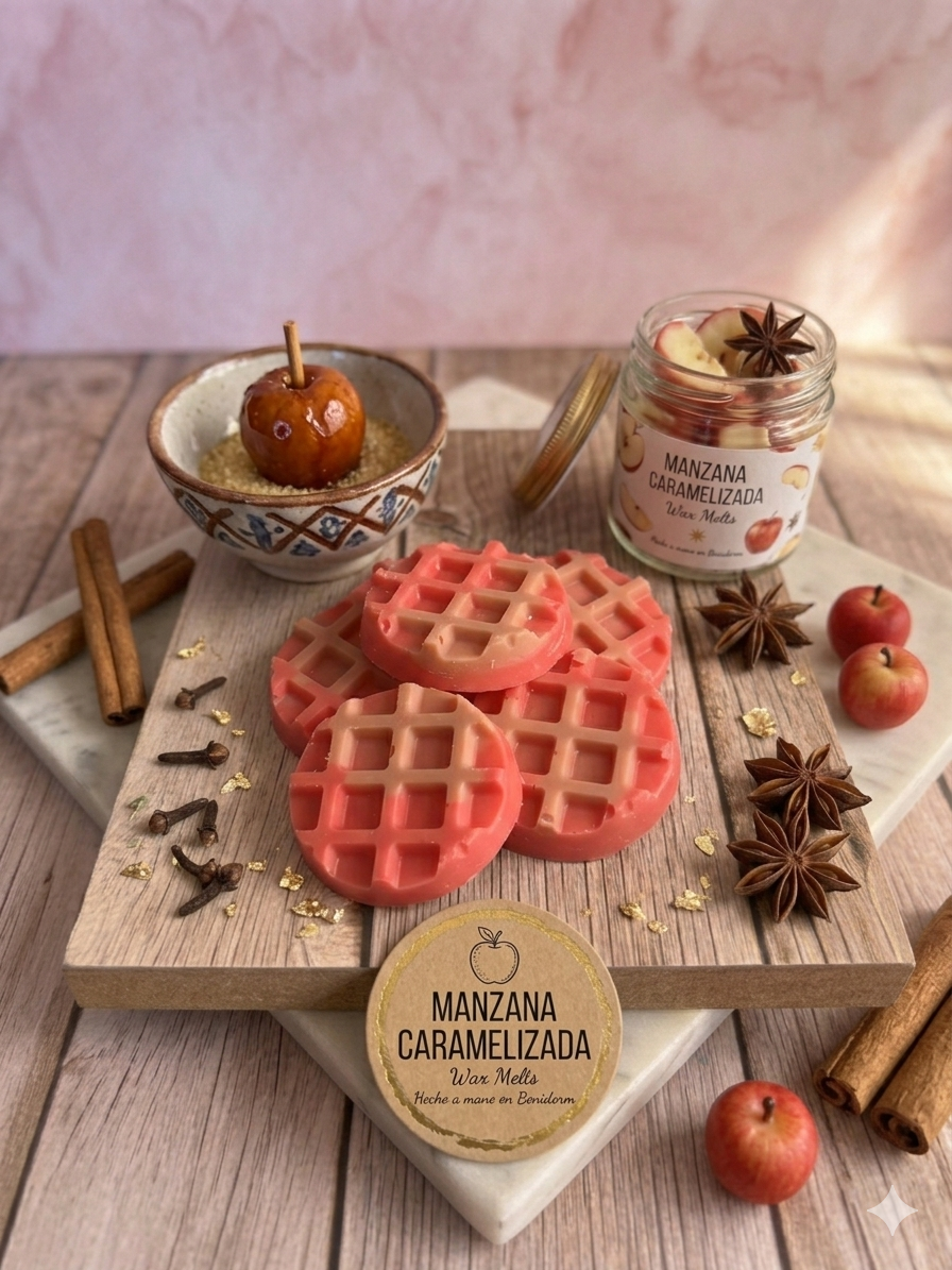 Wax melts manzana caramelizada