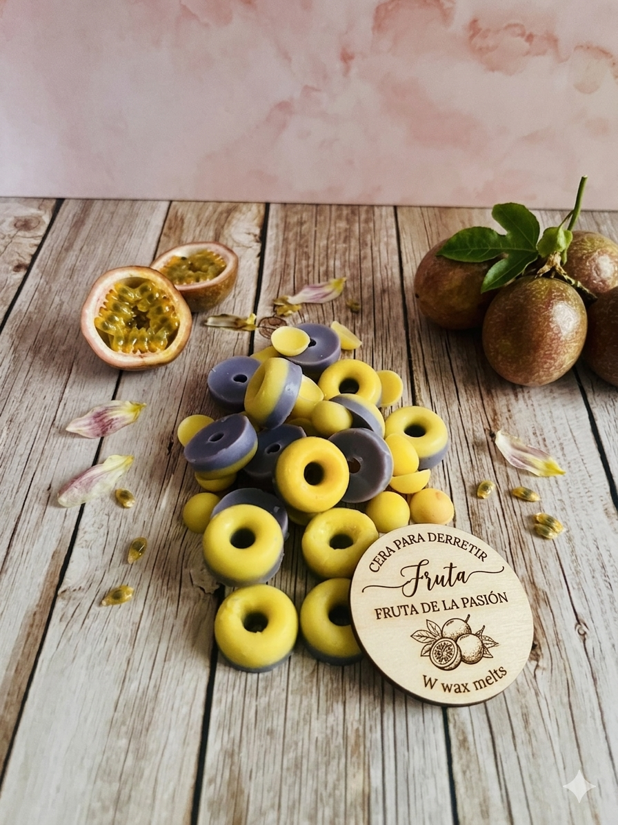 Wax melts fruta de la pasión.