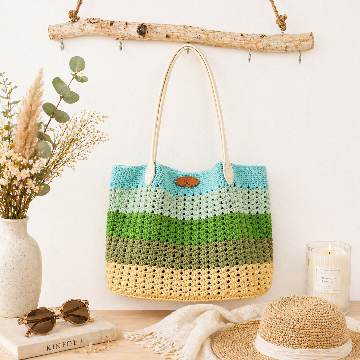 Chain Bag gestreift