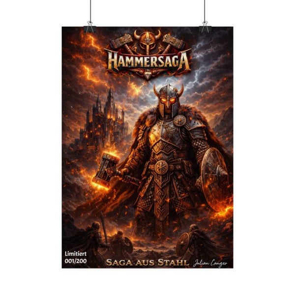 Hammersaga Poster Limitiert - eigenes Design