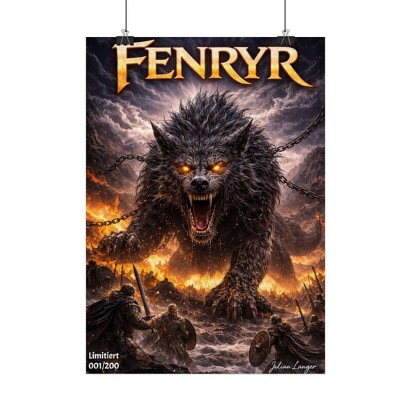 Fenryr Poster Limitiert - eigenes Design