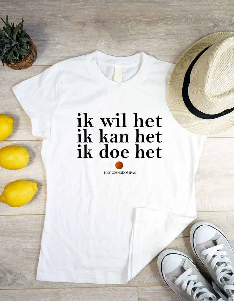 T-shirt 'Ik kan het' T-Shirt