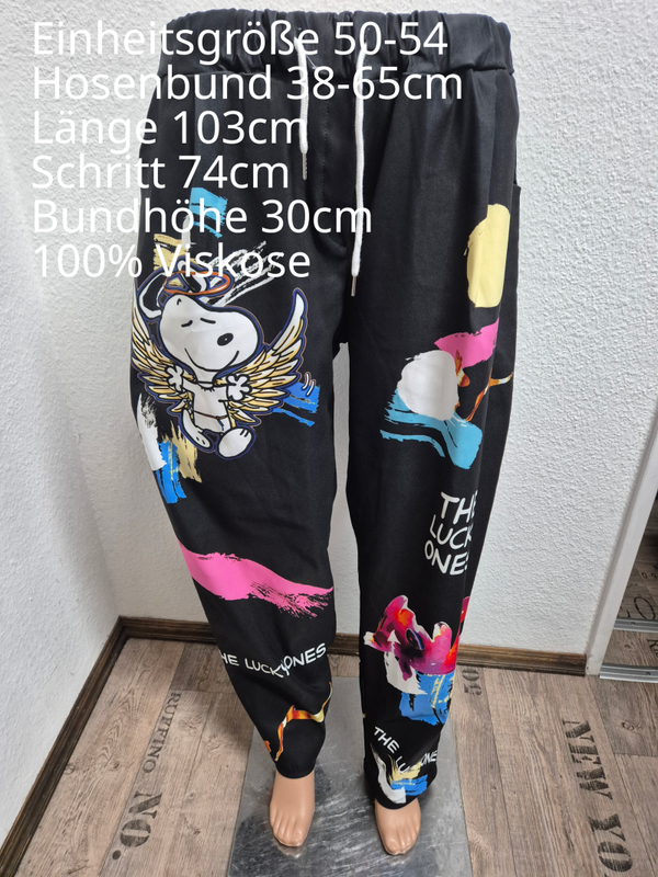 Snoopy Hose Jogpants Größe 50-54 Einheitsgröße