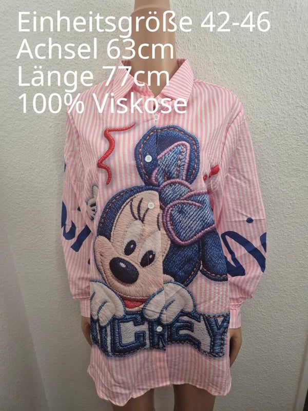 Minnie Mouse Bluse Größe 42-46 Einheitsgröße