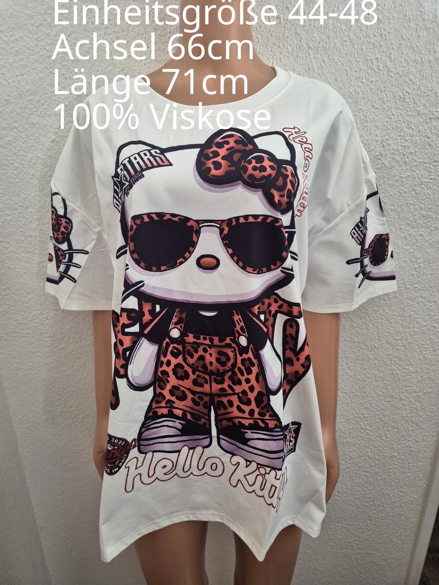 Hello Kitty Shirt Größe 44-48 Einheitsgröße