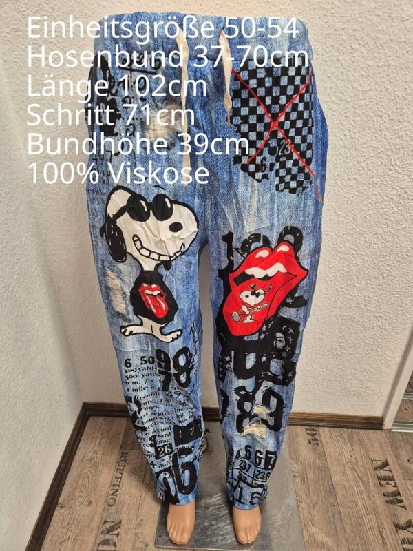 Snoopy Hose Jogpants Größe 50-54 Einheitsgröße