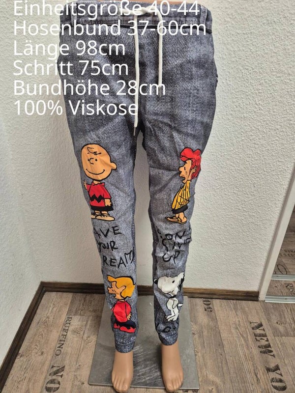 Snoopy Hose Jogpants Größe 40-44 Einheitsgröße