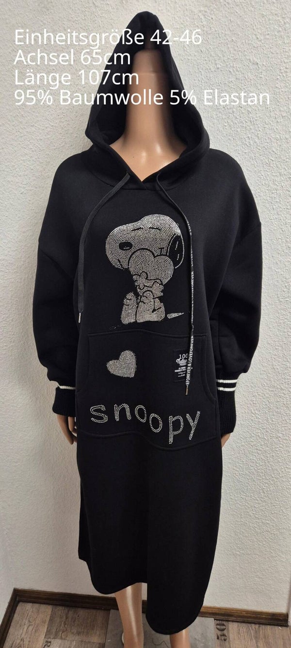 Snoopy Glitzer Kleid Größe 42-46 Einheitsgröße