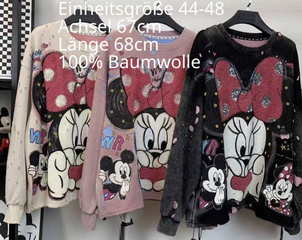 Mickey Mouse Pullover Größe 44-48 Einheitsgröße