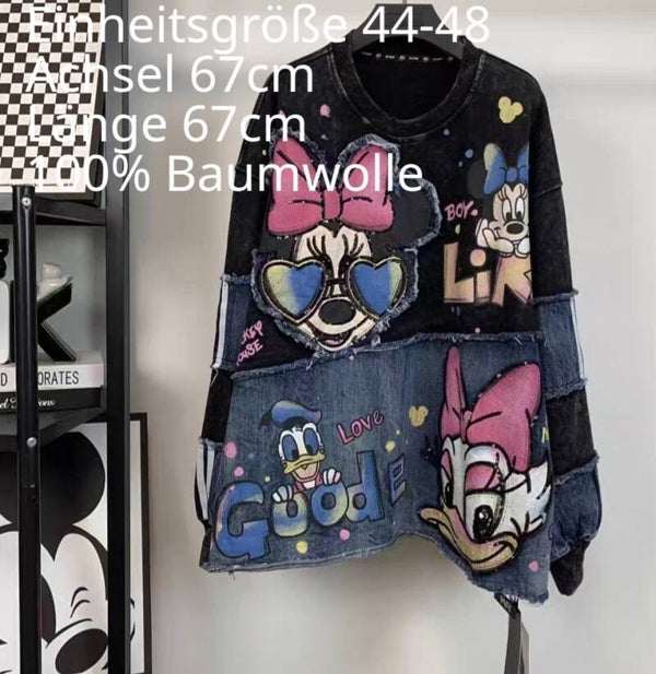 Mickey Mouse Pullover Größe 44-48 Einheitsgröße