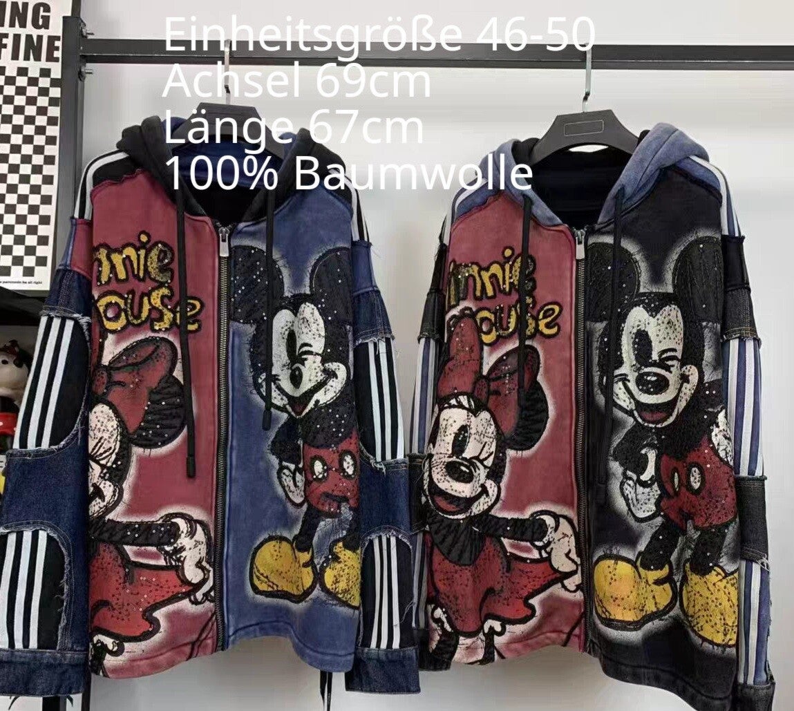 Mickey Mouse Jacke Größe 46-50 Einheitsgröße