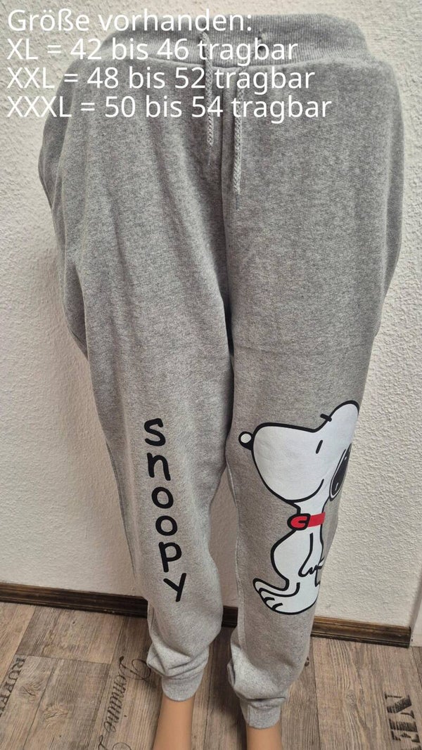 Snoopy Jogginghose Größe 42-46, 48-52, 50-54 Einheitsgröße