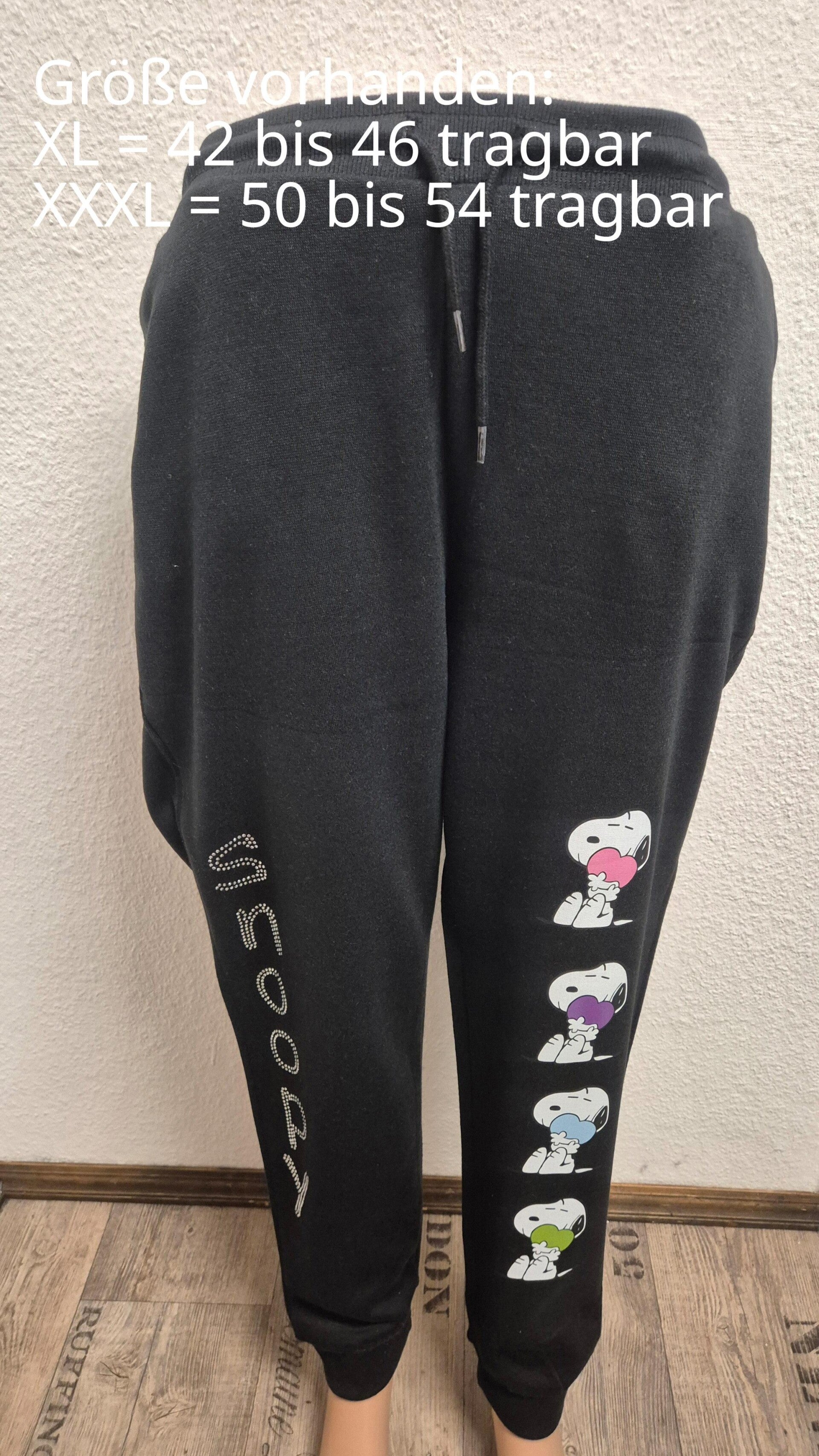 Snoopy Jogginghose Größe 42-46 und 50-54 Einheitsgröße