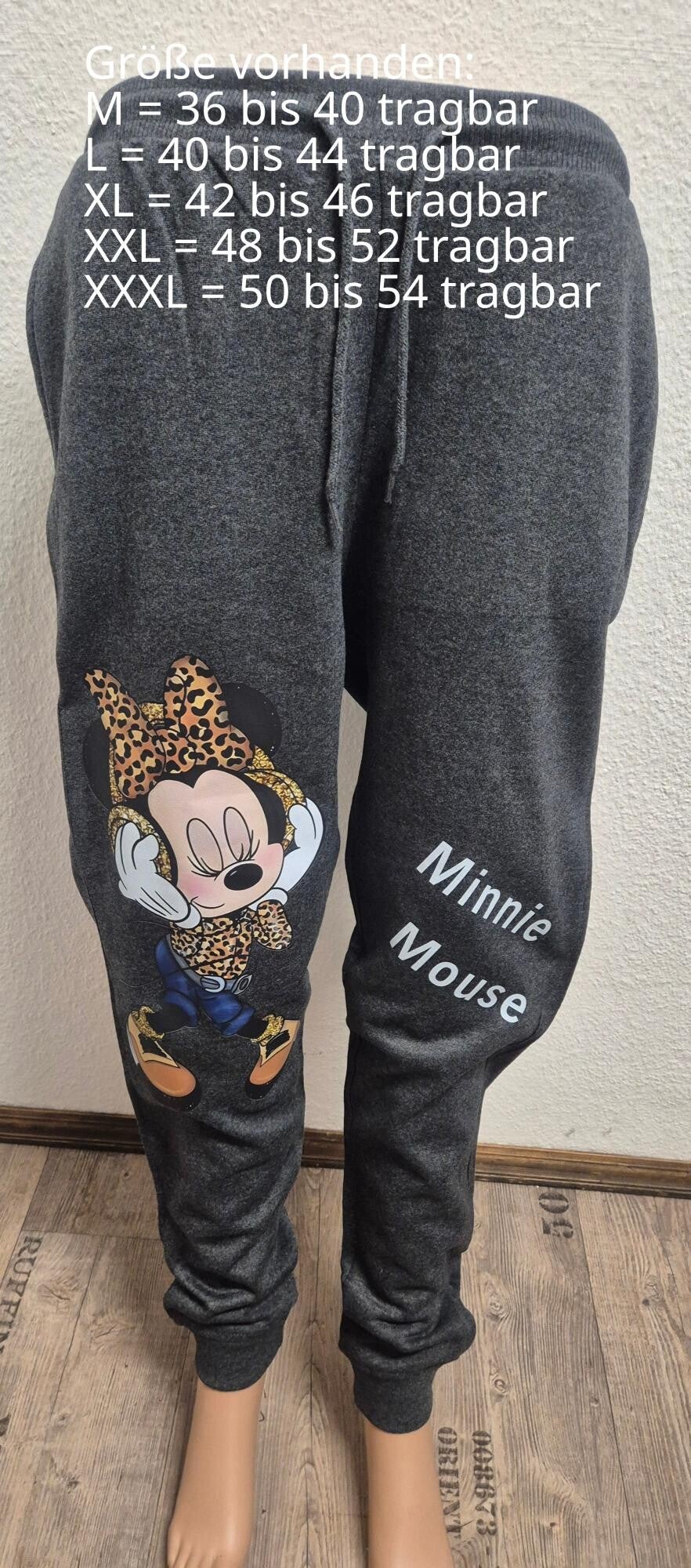 Minnie Mouse Jogginghose Größe 36-40, 40-44, 42-46, 48-52, 50-54 Einheitsgröße
