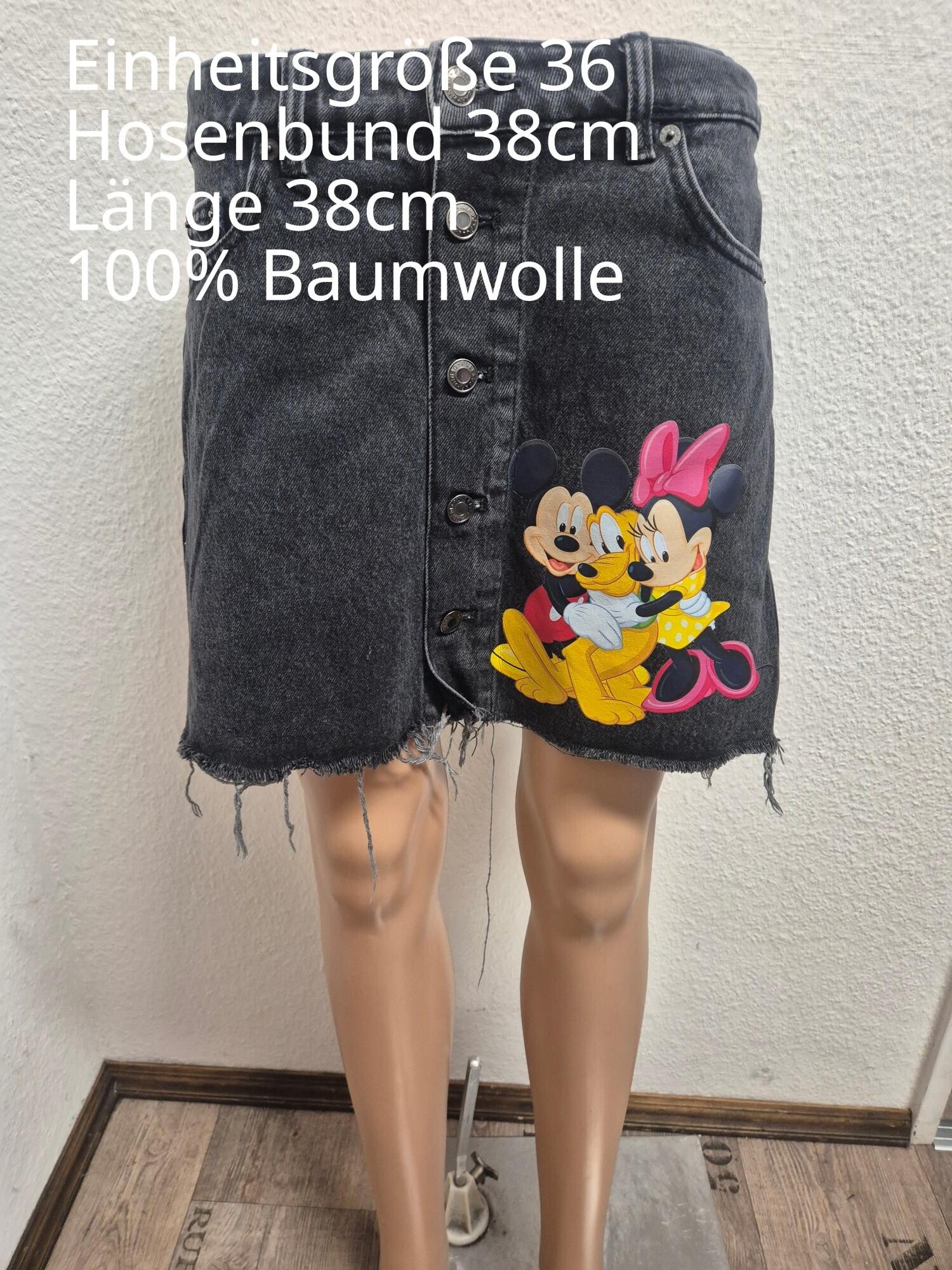 Mickey Mouse Jeansrock Größe 36