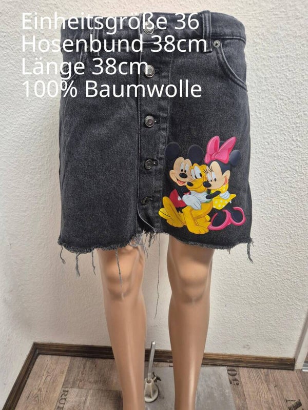 Mickey Mouse Jeansrock Größe 36