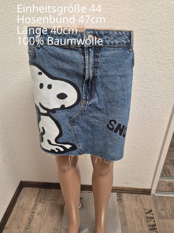 Snoopy Jeansrock Größe 44