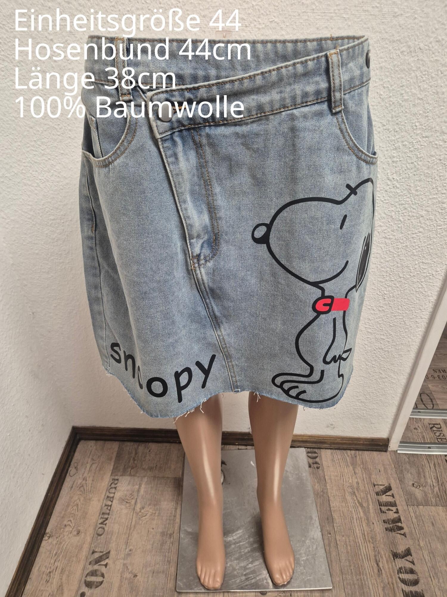 Snoopy Jeansrock Größe 44