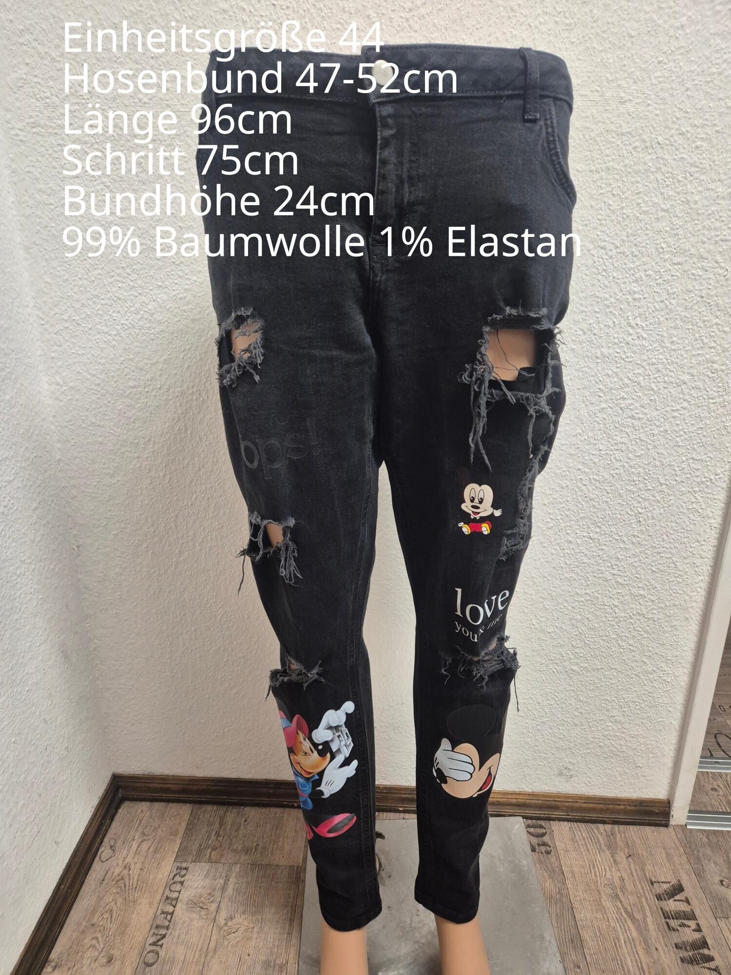 Mickey Mouse Jeanshose Größe 44