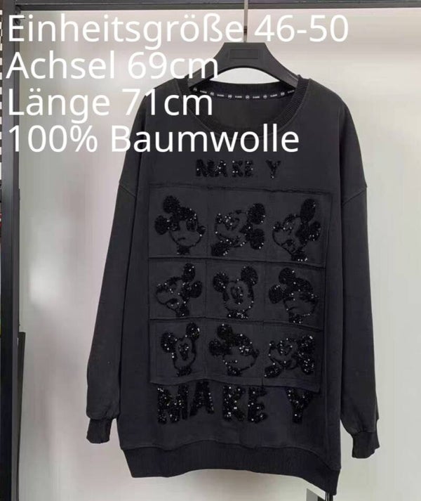 Mickey Mouse Pullover Größe 46-50 Einheitsgröße