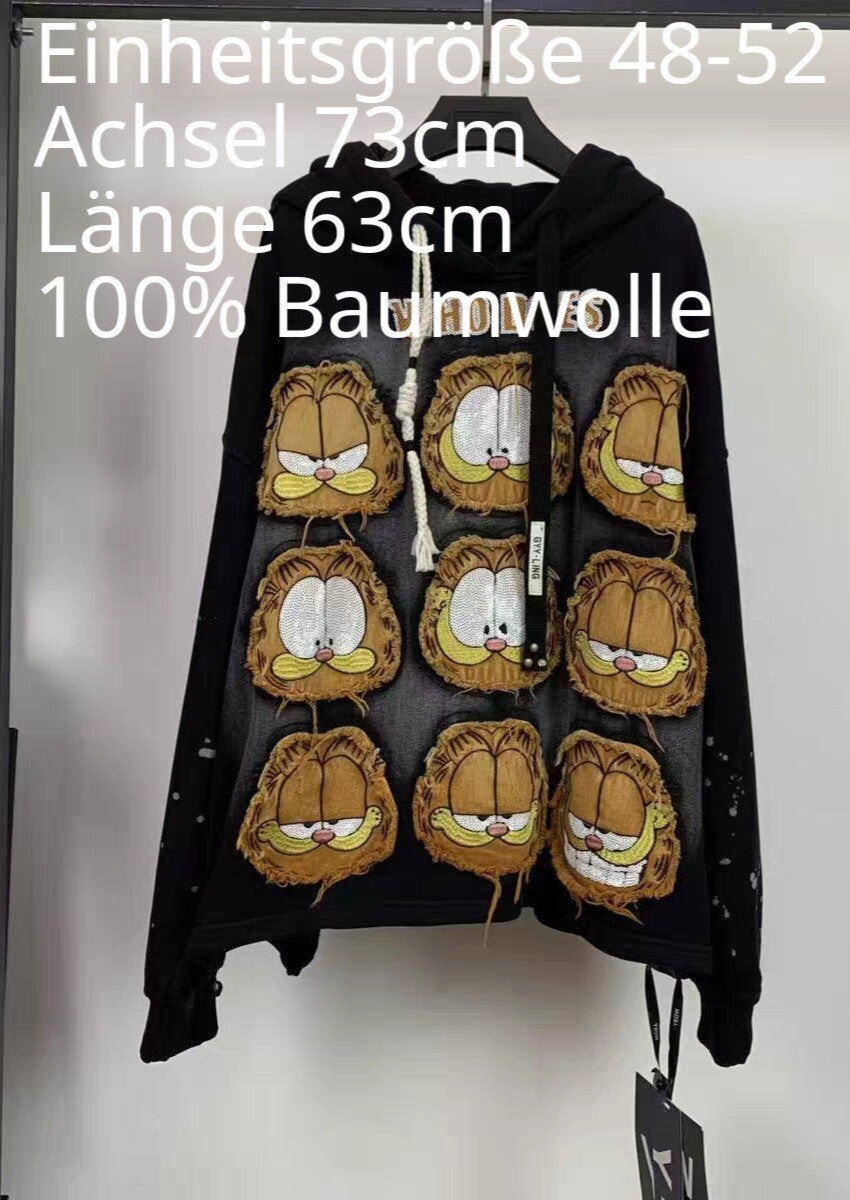 Garfield Pullover Größe 48-52 Einheitsgröße