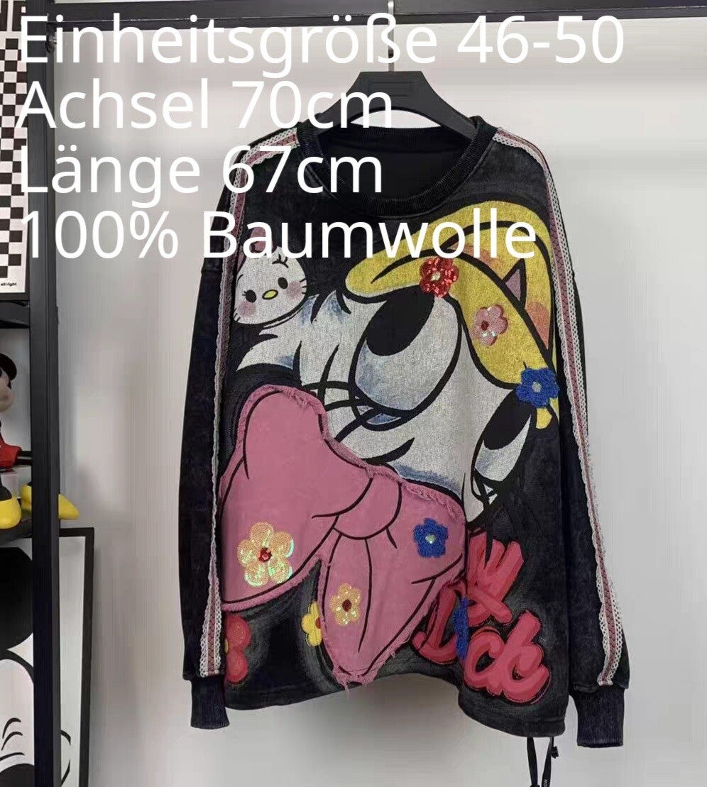 Daisy Pullover Größe 46-50 Einheitsgröße