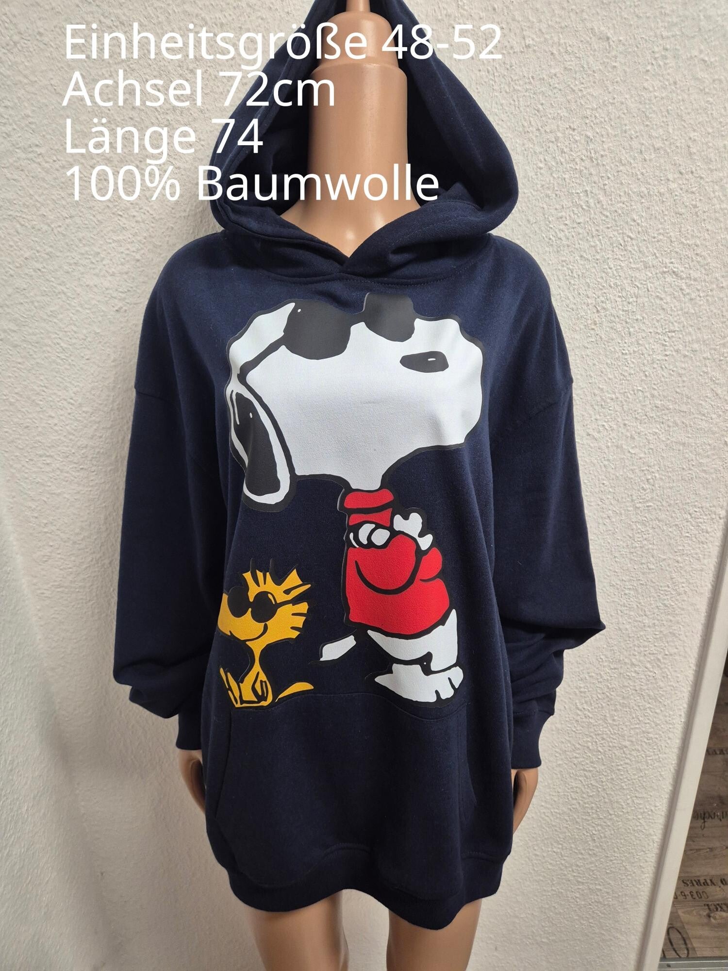 Snoopy Pullover Größe 48-52 Einheitsgröße