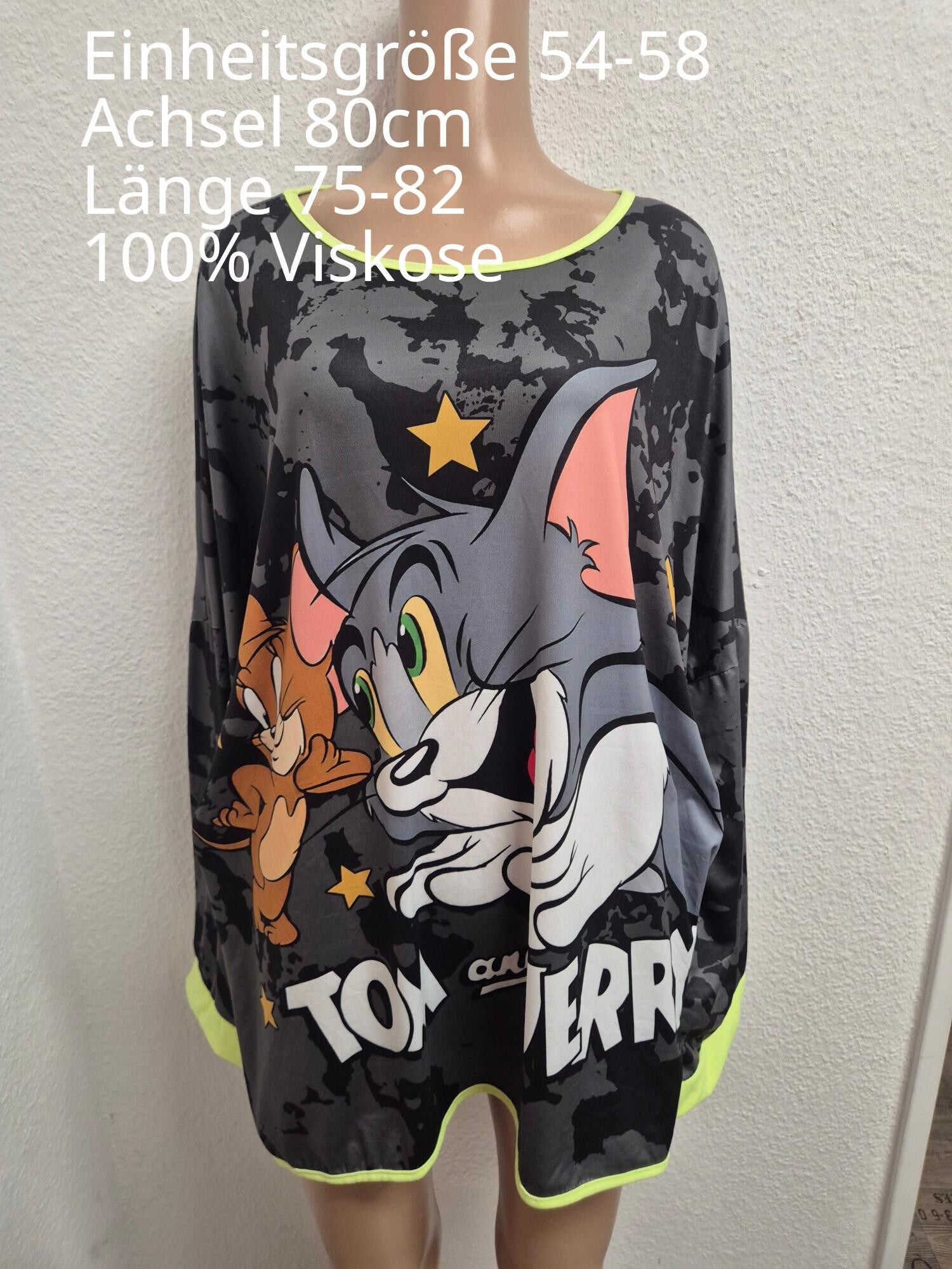 Tom and Jerry Pullover Größe 54-58 Einheitsgröße
