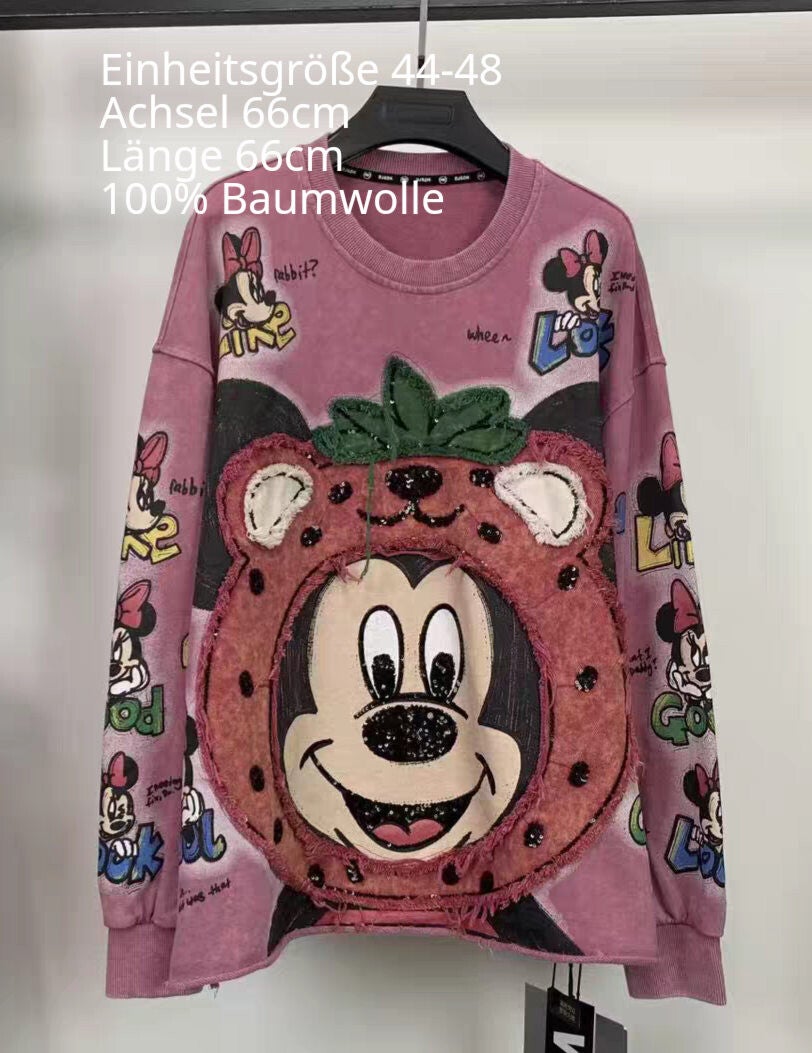Mickey Mouse Pullover Größe 44-48 Einheitsgröße