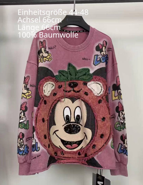 Mickey Mouse Pullover Größe 44-48 Einheitsgröße