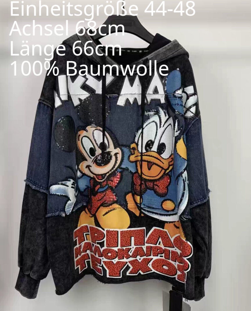 Mickey Mouse Pullover Größe 44-48 Einheitsgröße