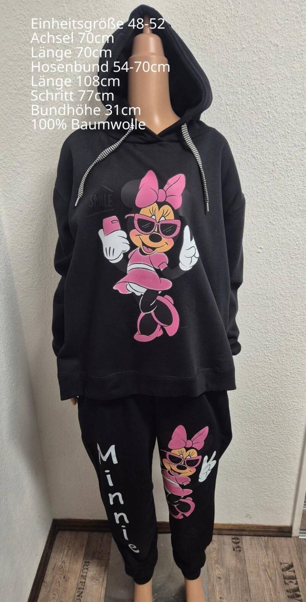 Minnie Mouse Jogginganzug Größe 48-52 Einheitsgröße