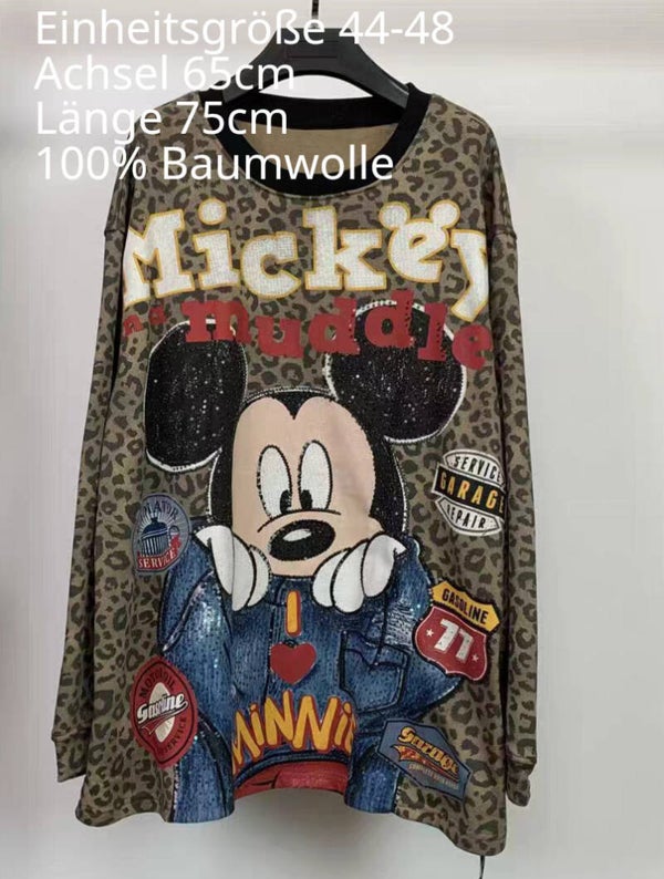 Mickey Mouse Pullover Größe 44-48 Einheitsgröße