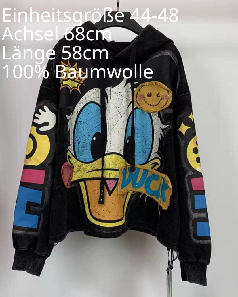 Donald Duck Pullover Größe 44-48 Einheitsgröße