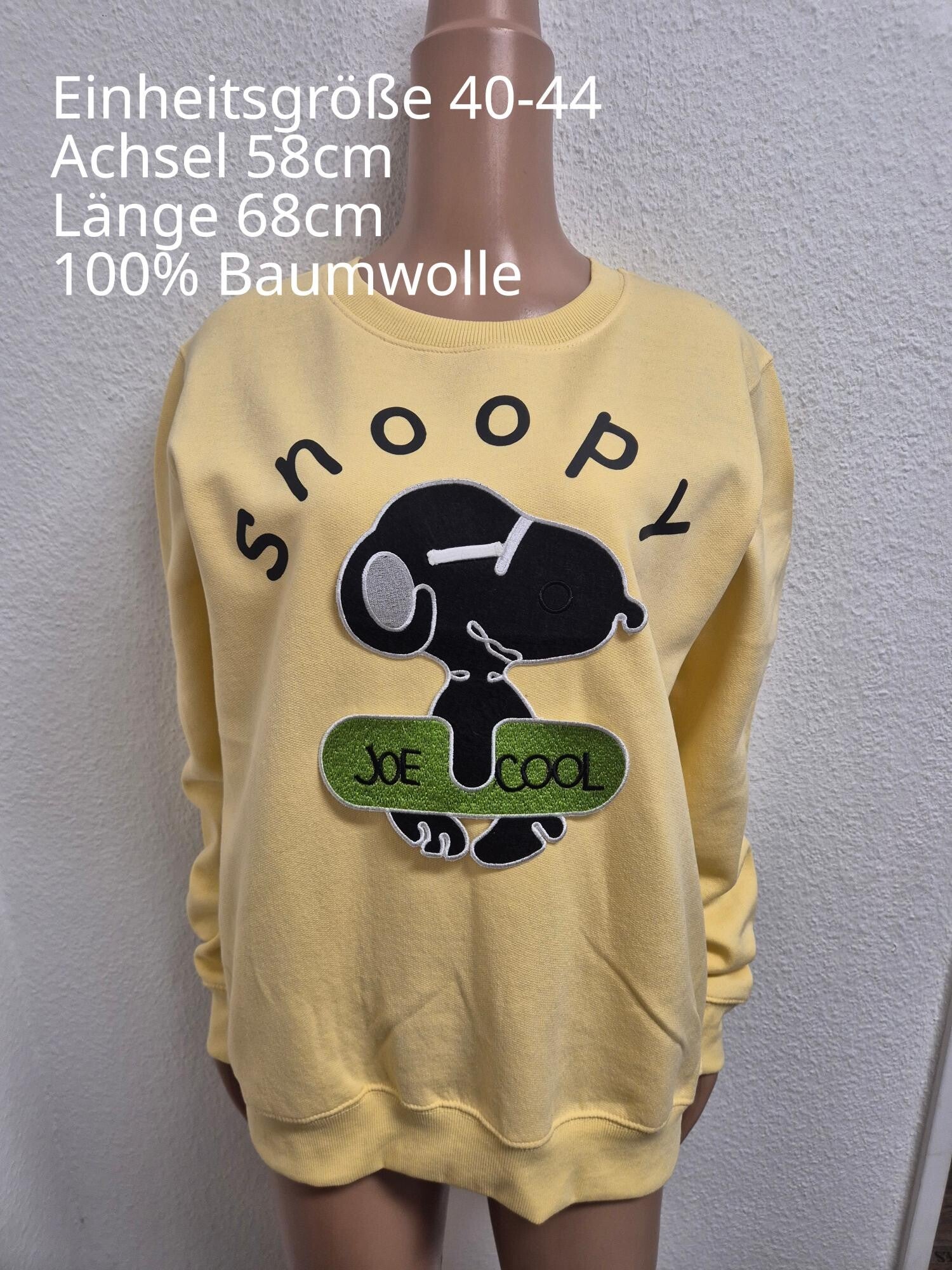 Snoopy Pullover Größe 40-44 Einheitsgröße