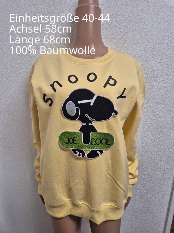 Snoopy Pullover Größe 40-44 Einheitsgröße