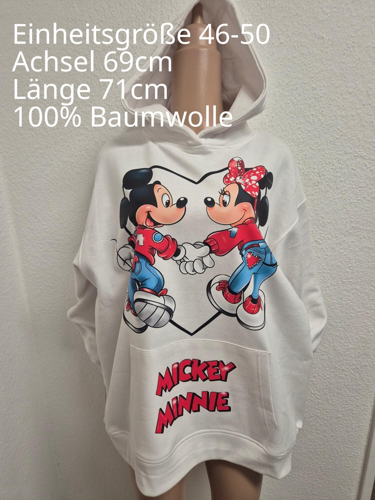Mickey Mouse Pullover Größe 46-50 Einheitsgröße