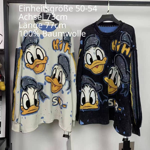 Donald Duck Pullover Größe 50-54 Einheitsgröße