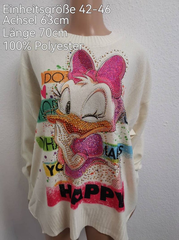Daisy Glitzer Pullover Größe 42-46 Einheitsgröße
