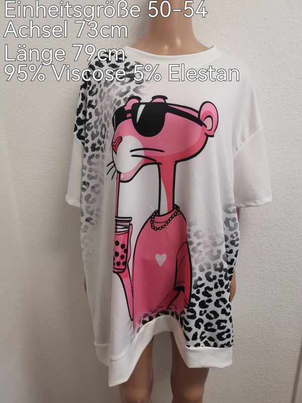 Pink Panther Shirt Größe 50-54 Einheitsgröße