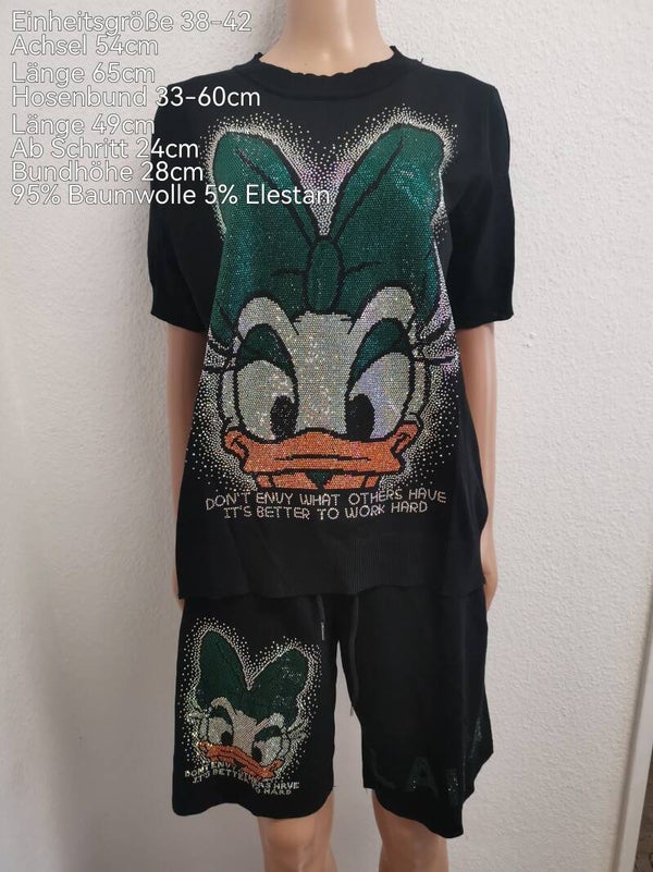 Daisy Glitzer Jogginganzug Größe 36-42 Einheitsgröße