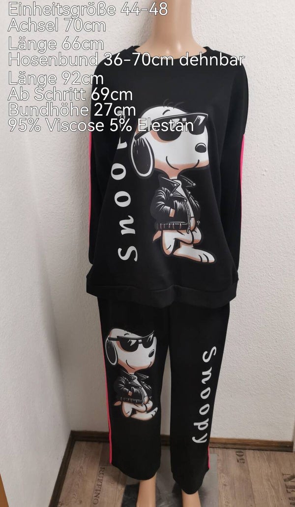 Snoopy Jogginganzug Größe 44-48 Einheitsgröße
