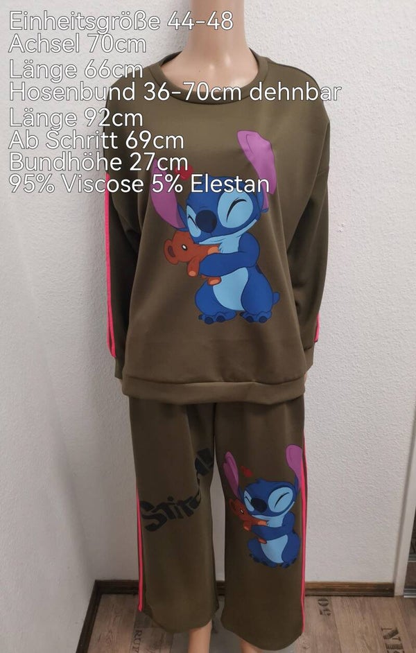 Stitch Jogginganzug Größe 44-48 Einheitsgröße