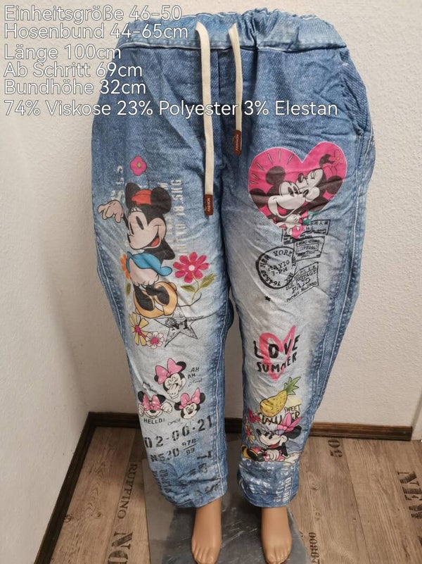 Mickey Mouse Hose Größe 46-50 Einheitsgröße
