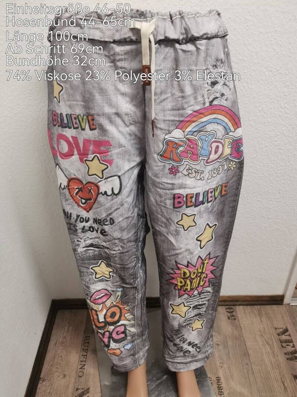 Stylische Hose Größe 46-50 Einheitsgröße