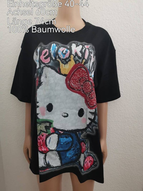 Hello Kitty Shirt Größe 40-44 Einheitsgröße