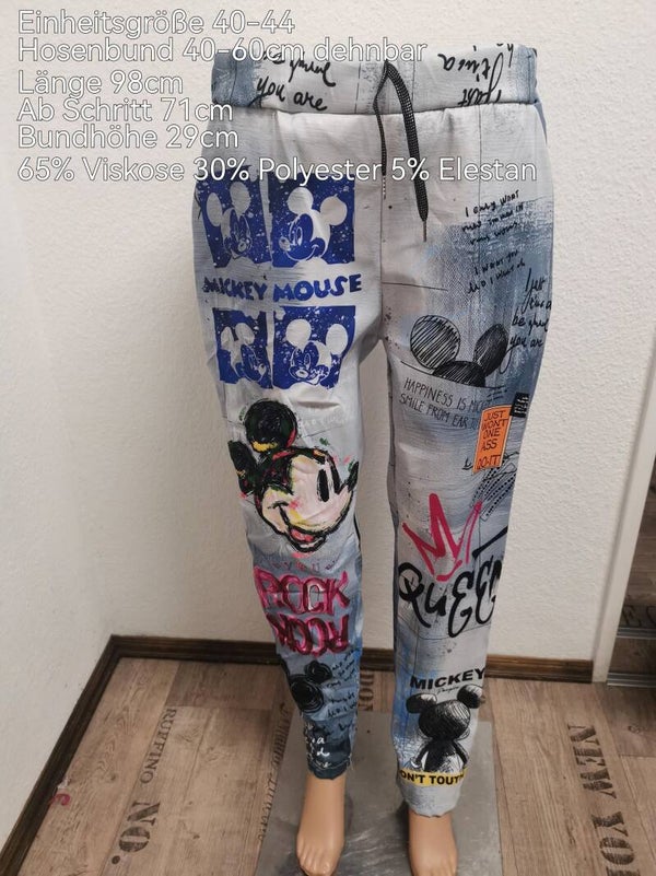 Mickey Mouse Hose Größe 40-44 Einheitsgröße