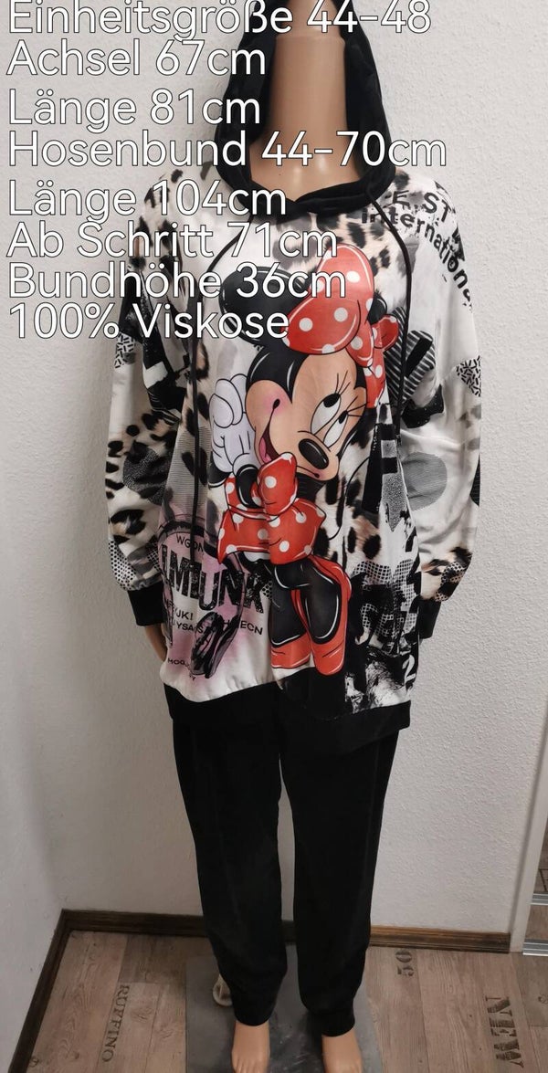 Minnie Mouse Jogginganzug Größe 44-48 Einheitsgröße