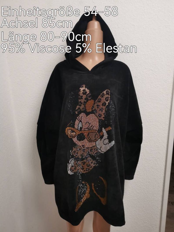 Minnie Mouse Glitzer Pullover Größe 54-58 Einheitsgröße