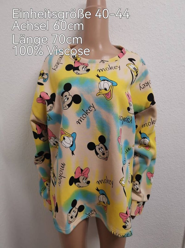 Mickey Mouse Pullover Größe 40-44 Einheitsgröße